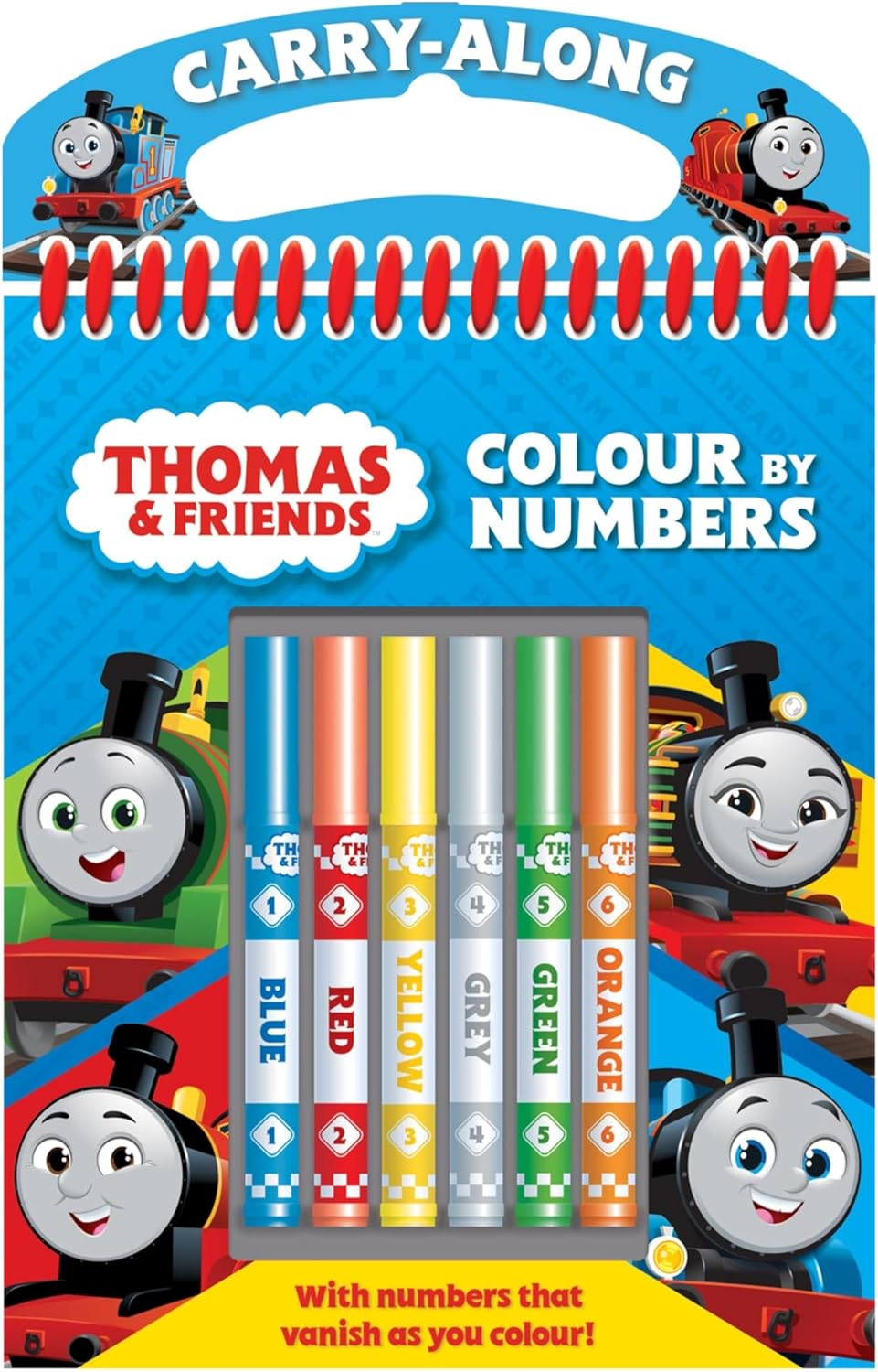 Thomas Colorforms Colour by Numbers: Thomas and Friends – WONDERSAURUS