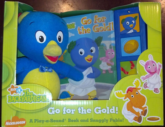 Book, Box, and Plush: Backyardigans, The - Go for the Gold! – WONDERSAURUS