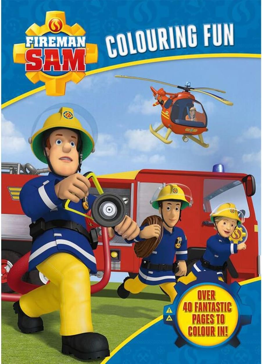Fun Sam Book Colouring Fun Book: Fireman Sam – Wondersaurus