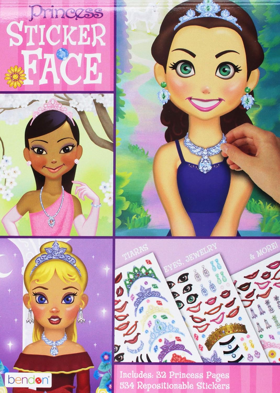 Paper Doll Activity Book: Princess Sticker Face – Wondersaurus