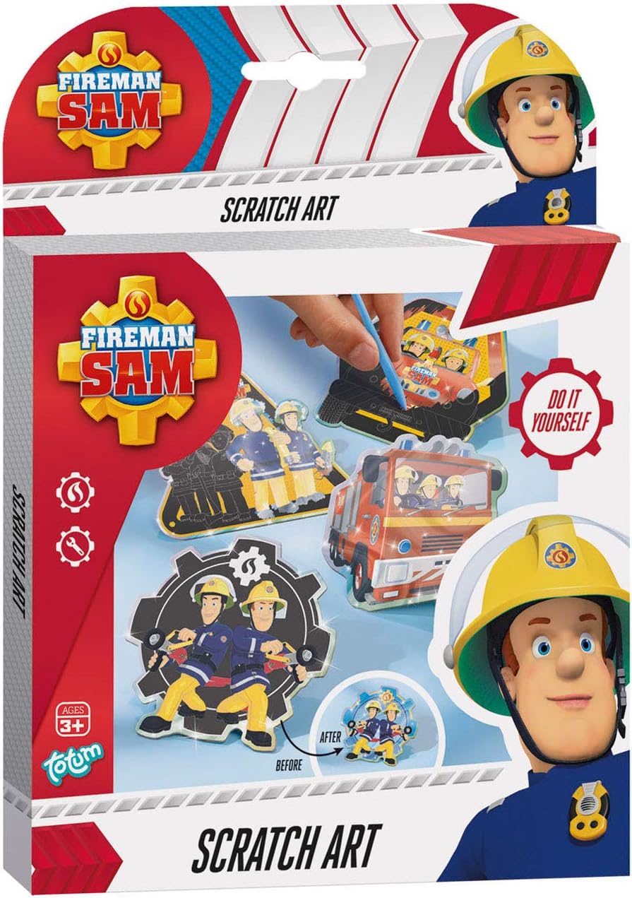 Scratch Sam Fireman Sam: Magical Scratch-Art Cards – Wondersaurus