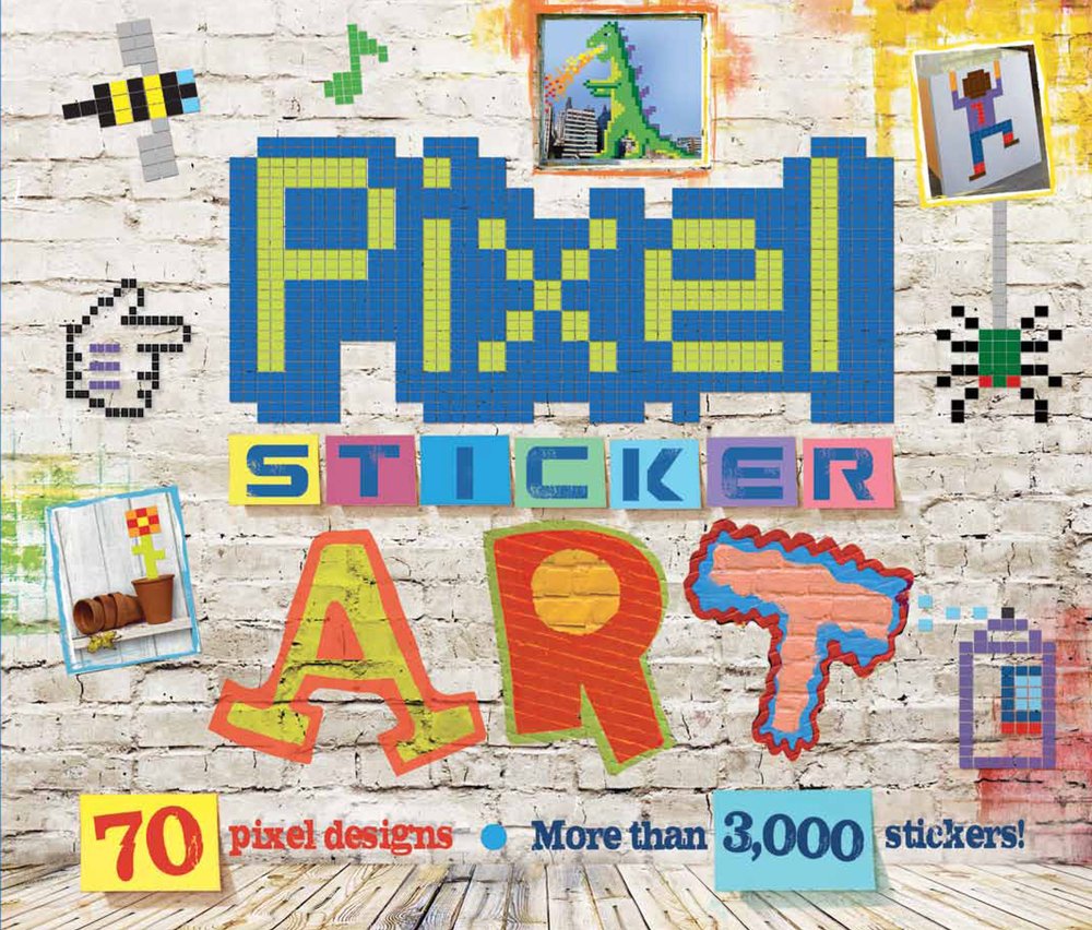 Pixel Glass Sticker Pixel Sticker Art: 70 Pixel Designs – Wondersaurus