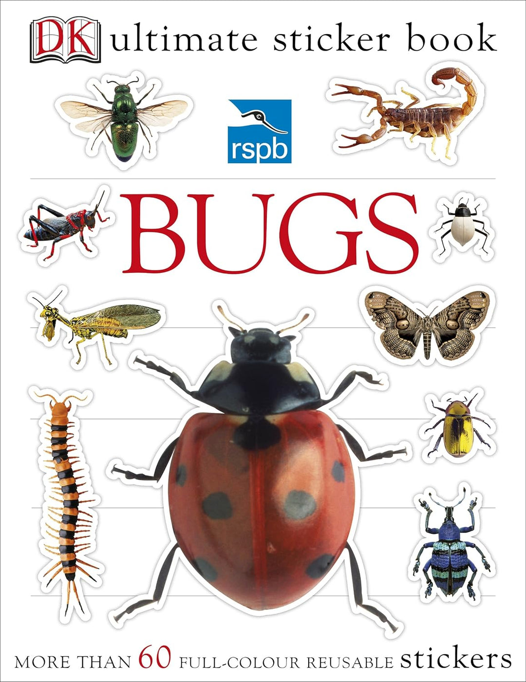 Ultimate Sticker Book: RSPB Bugs – WONDERSAURUS