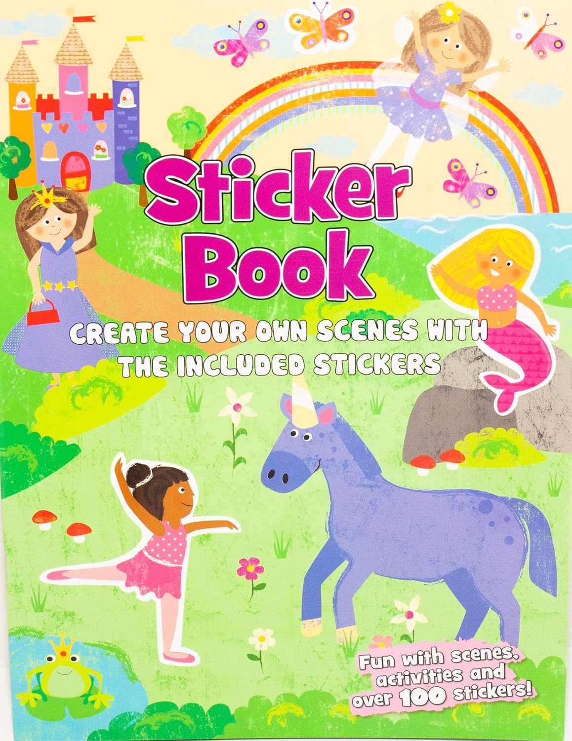 Kids Create Sticker Scene Create Your Own Scene Sticker Book - Girls – Wondersaurus
