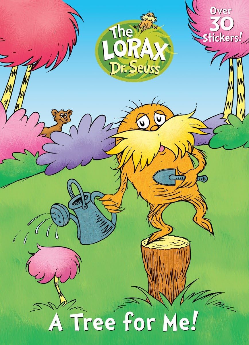 Tree Seuss Sticker The Lorax Dr. Seuss - A Tree for Me Stickers Book – Wondersaurus