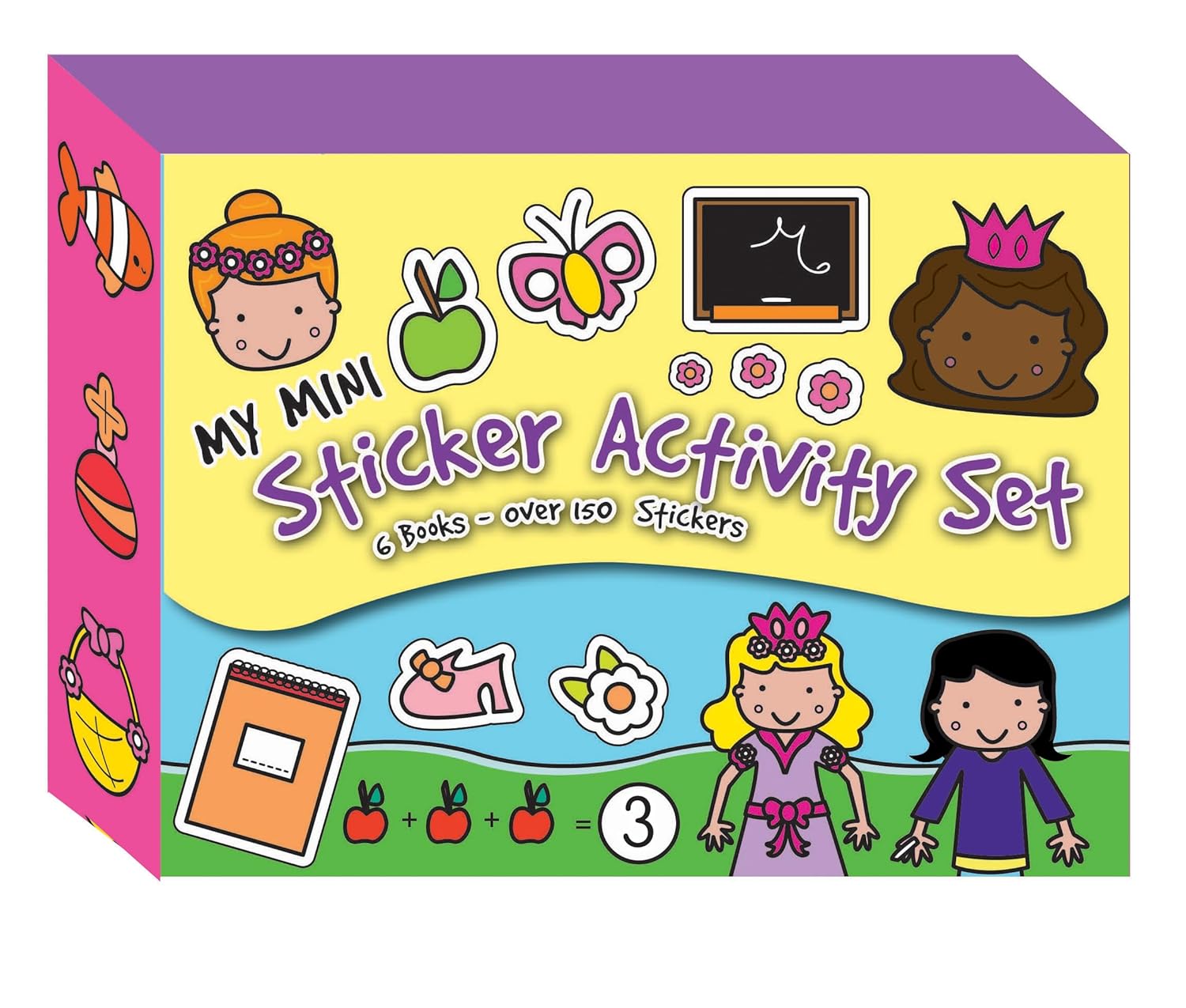 Mini Sticker Sets My Mini Sticker Activity Set - Girls (6 Books + 150 Stickers ...