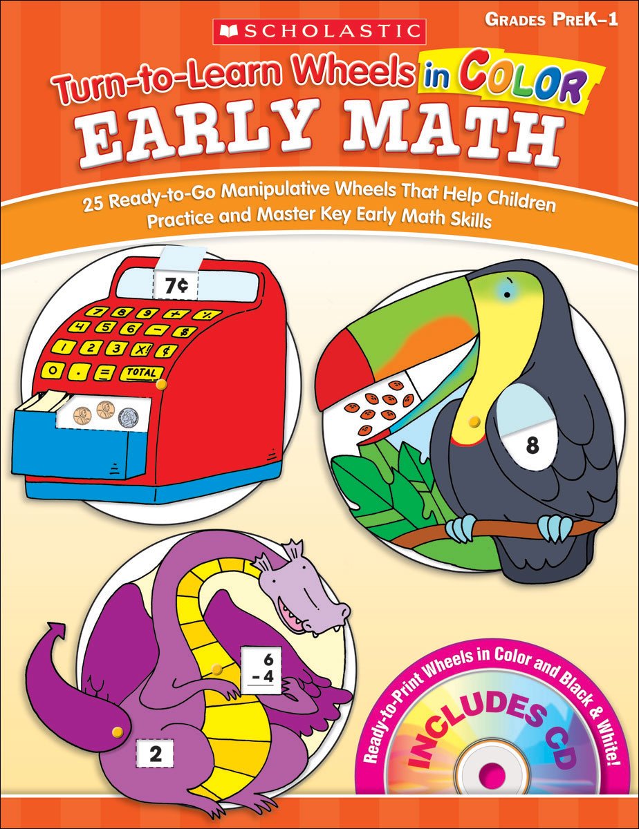 Wonder Wheel Math Turn-to-Learn Wheels in Color: Early Math – Wondersaurus