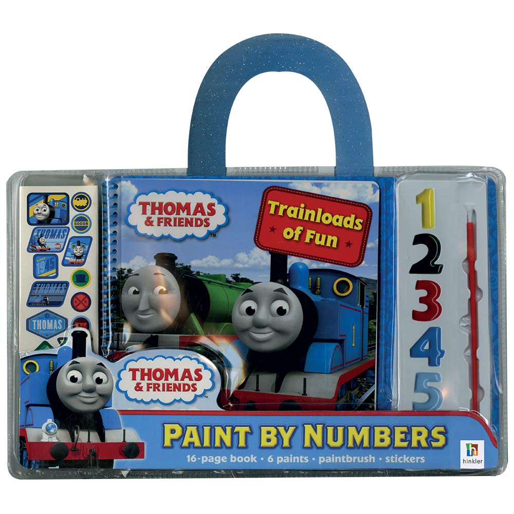 Thomas Numbers Sticky Thomas & Friends Paint by Numbers: Trainloads of Fun (Carry Handle ...