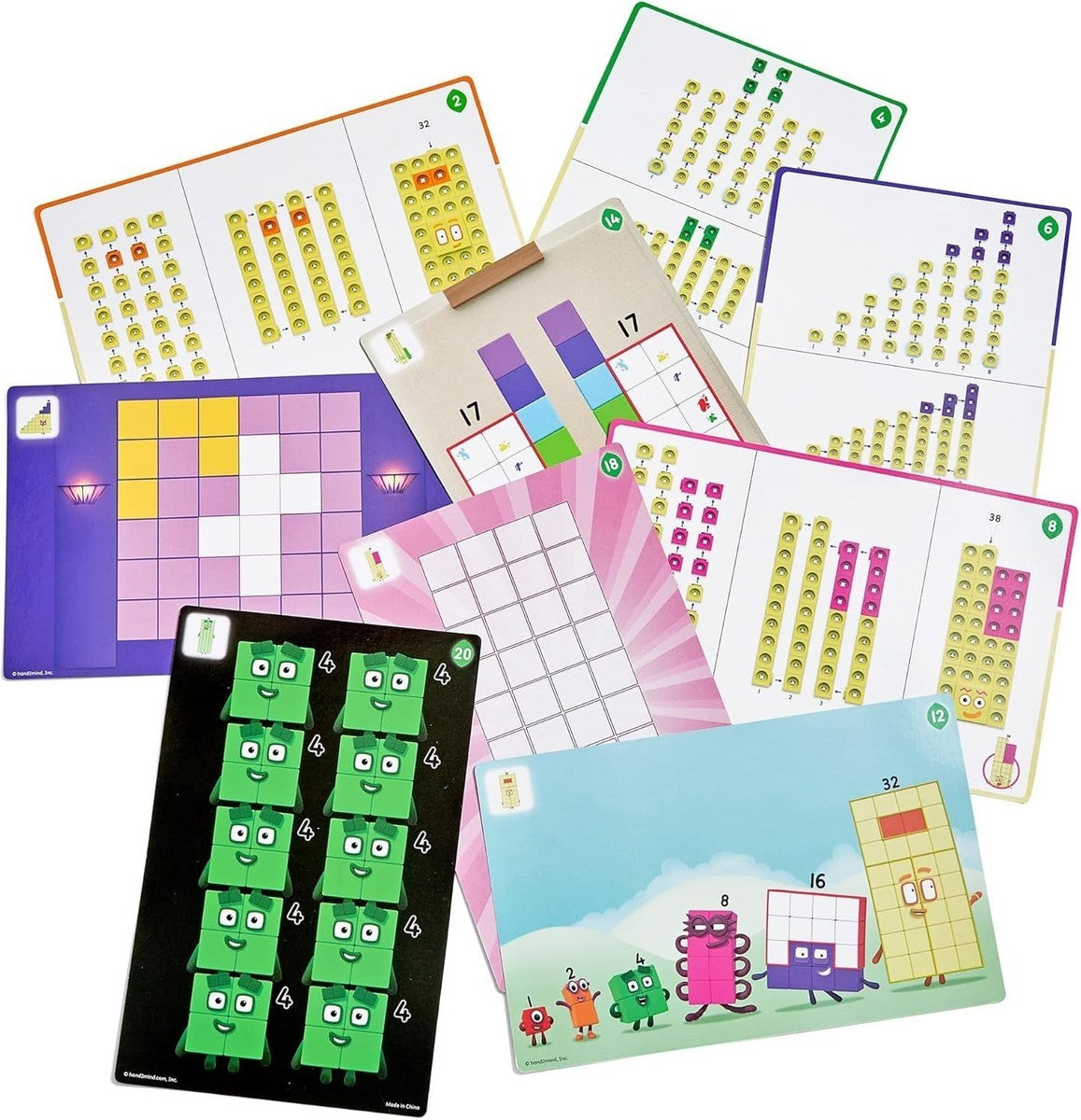 Numberblocks MathLink Cubes 31-40 Activity Set