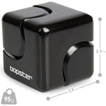 bopster Fidget Cube Spinner: Black