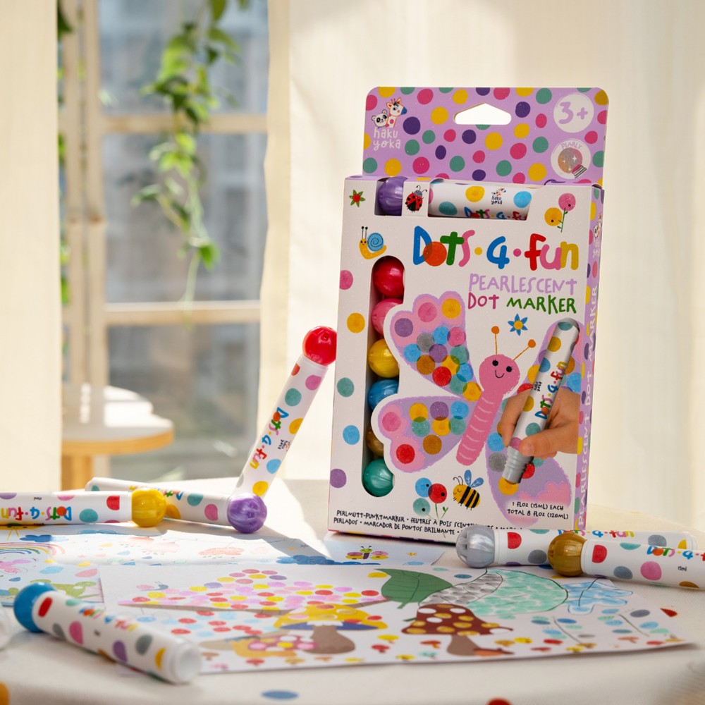 Dot Markers: 8 Pearlescent