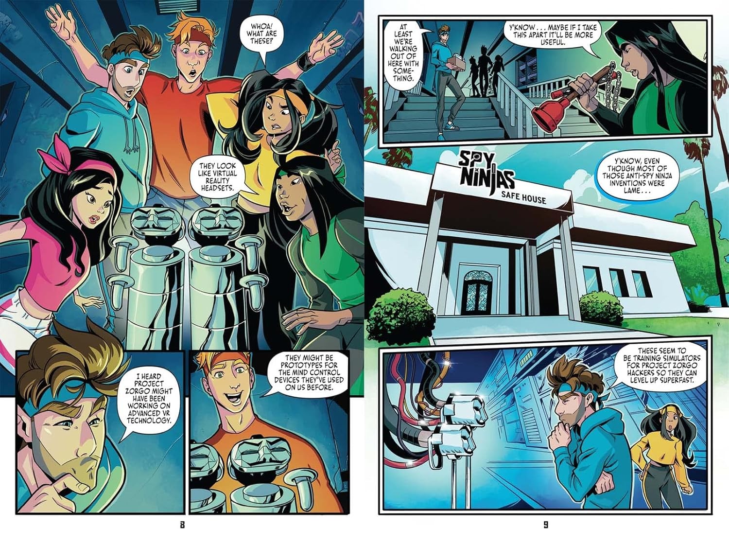 Spy Ninjas Official Graphic Novel #1: Virtual Reality Madness!