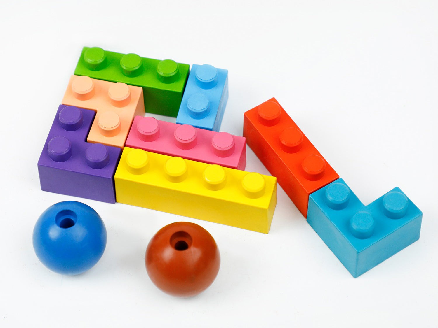 Block crayons: Rocket