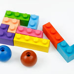 Block crayons: Rocket