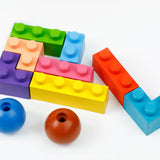 Block crayons: Rocket
