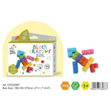 Block crayons: Rocket