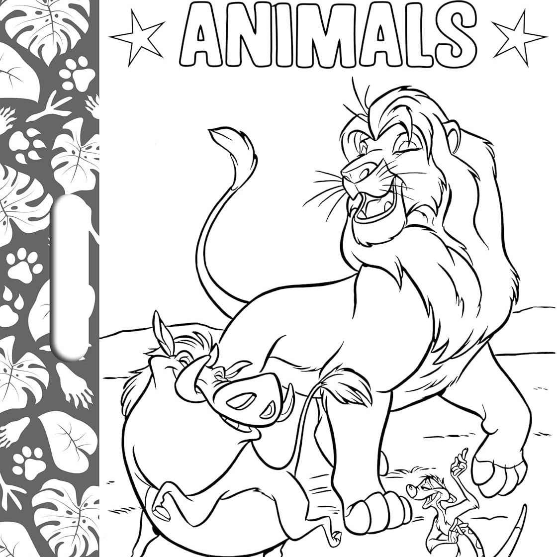 Giant Colour Me Pad: Disney Animals