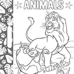 Giant Colour Me Pad: Disney Animals
