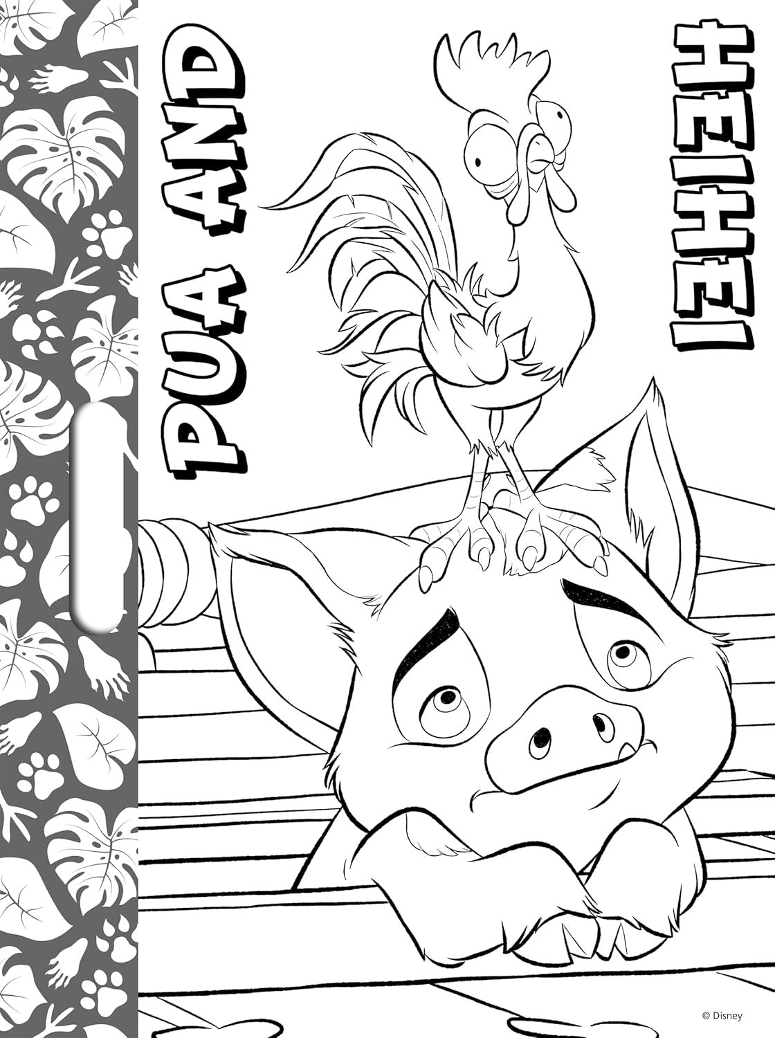 Giant Colour Me Pad: Disney Animals