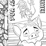 Giant Colour Me Pad: Disney Animals