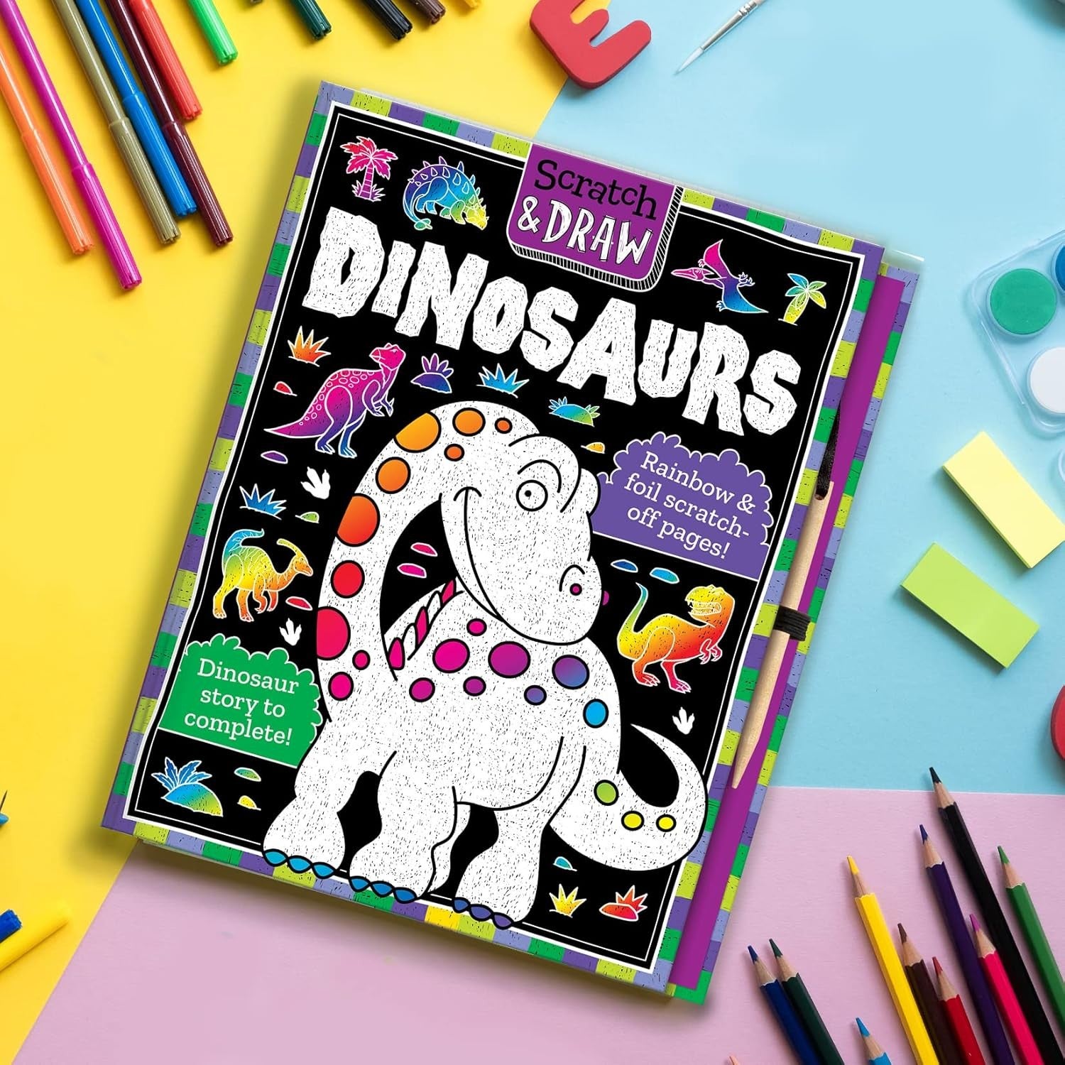Scratch and Draw - Dinosaurs