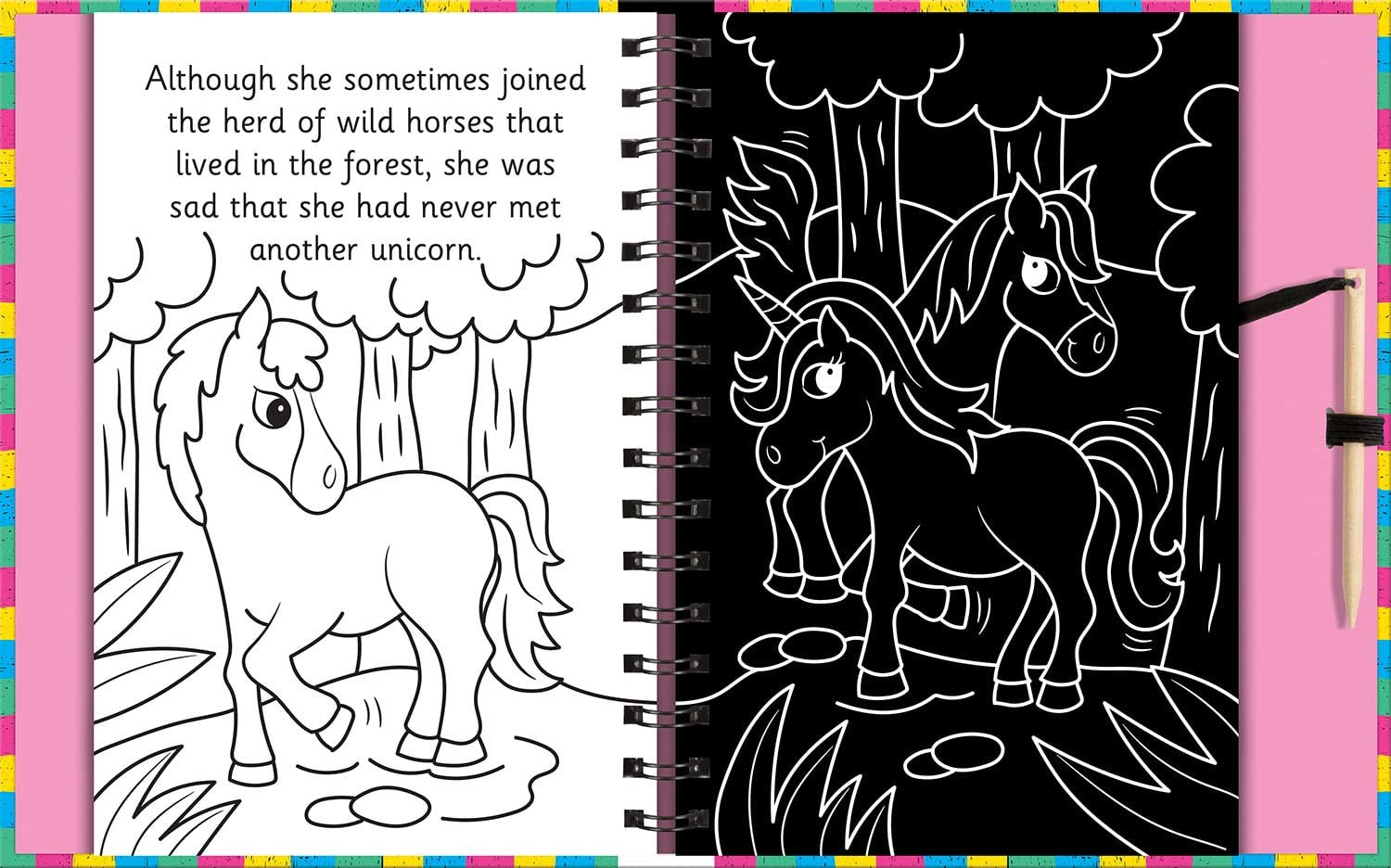 Scratch and Draw - Unicorns & Horses Too