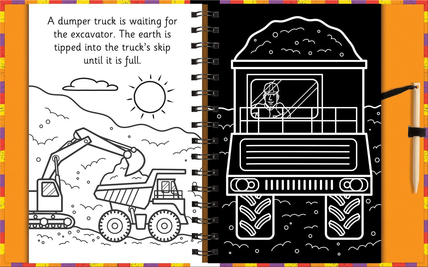 Scratch and Draw - Construction Site
