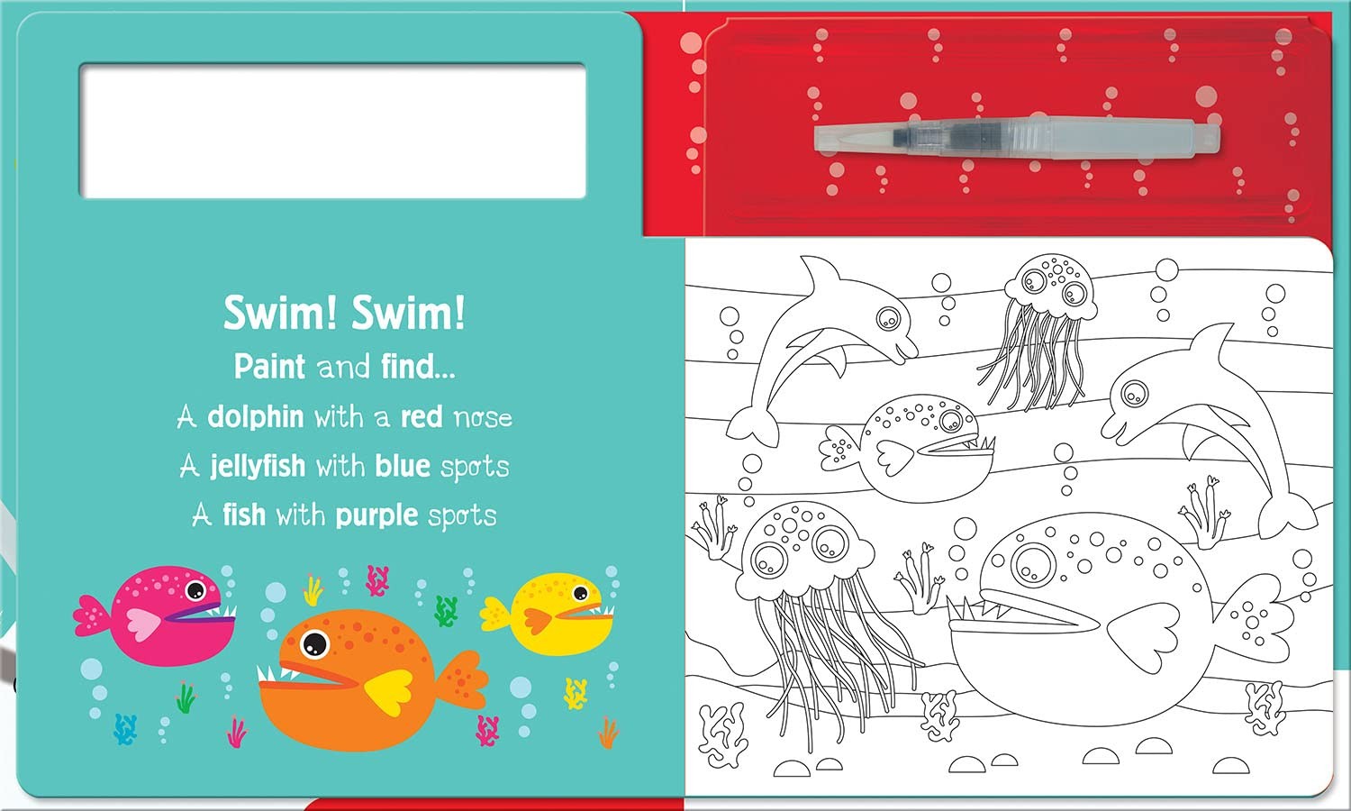 Water Painting Search and Find Under the Sea