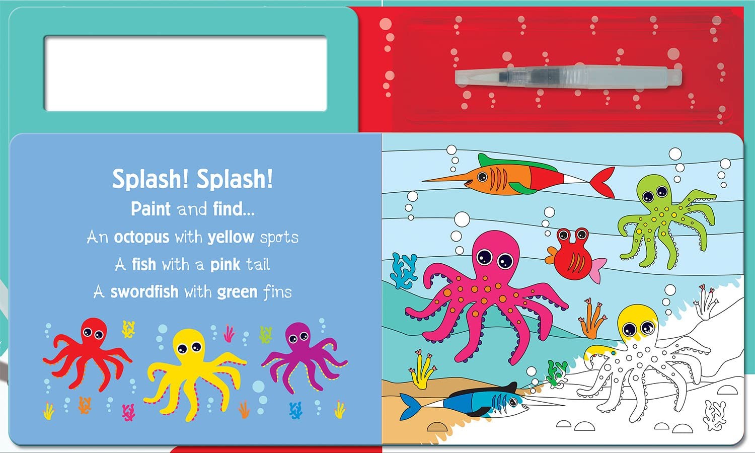 Water Painting Search and Find Under the Sea