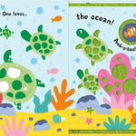 Little Ones Love the Ocean - Peek-a-boo Felt Book