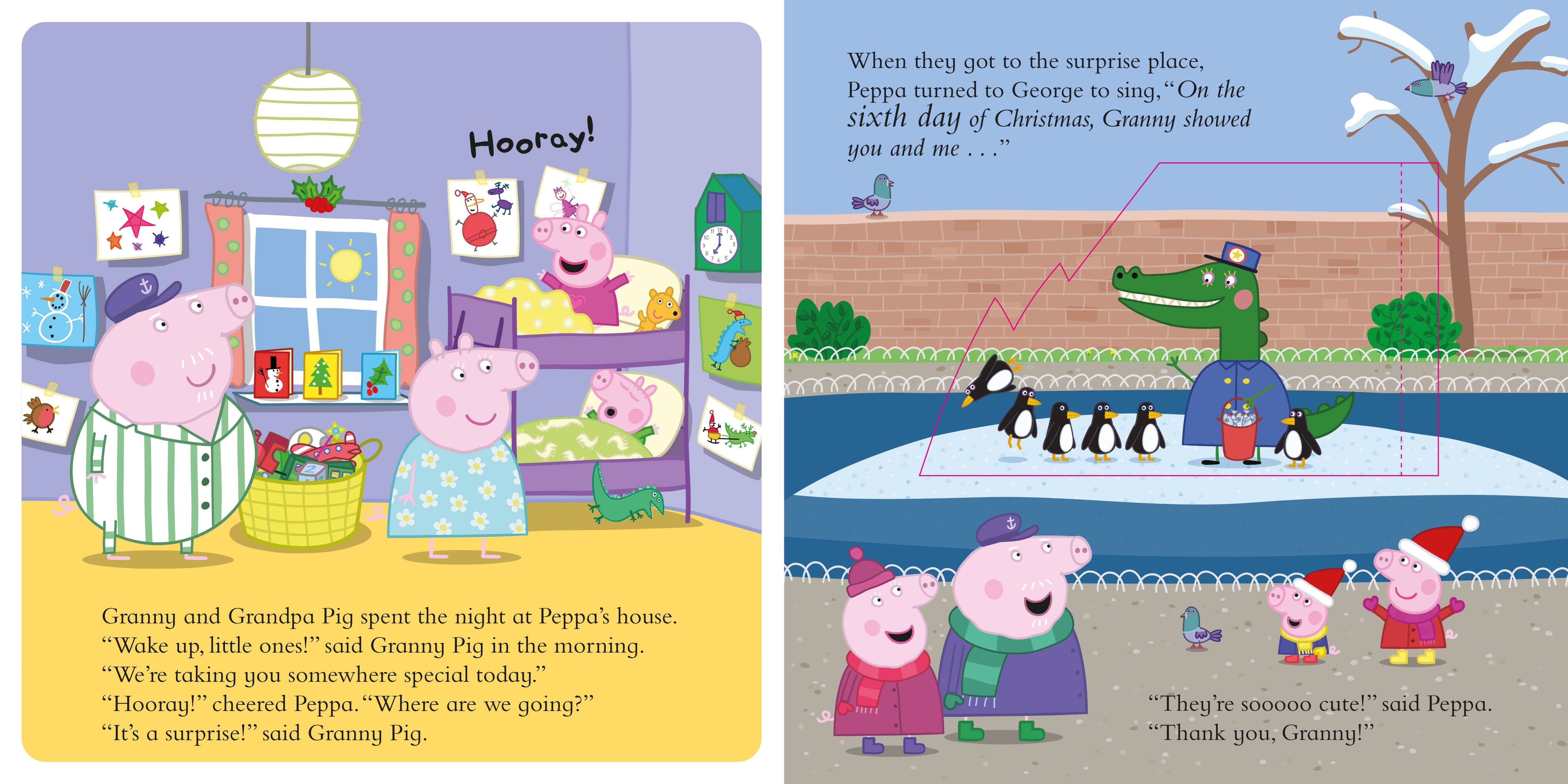 Peppa Pig: Peppa's 12 Days of Christmas: A Lift-the-Flap Picture Book