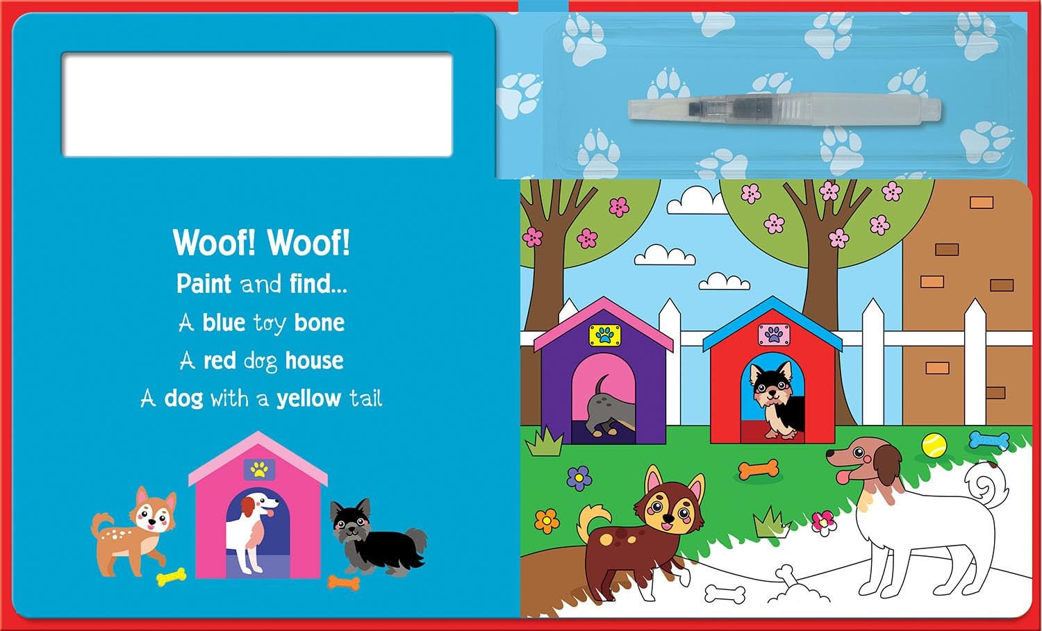 Water Painting Search and Find Dogs