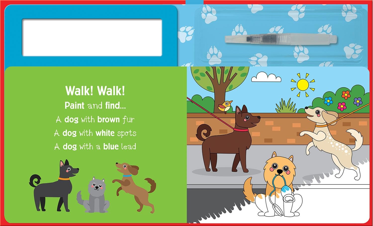 Water Painting Search and Find Dogs
