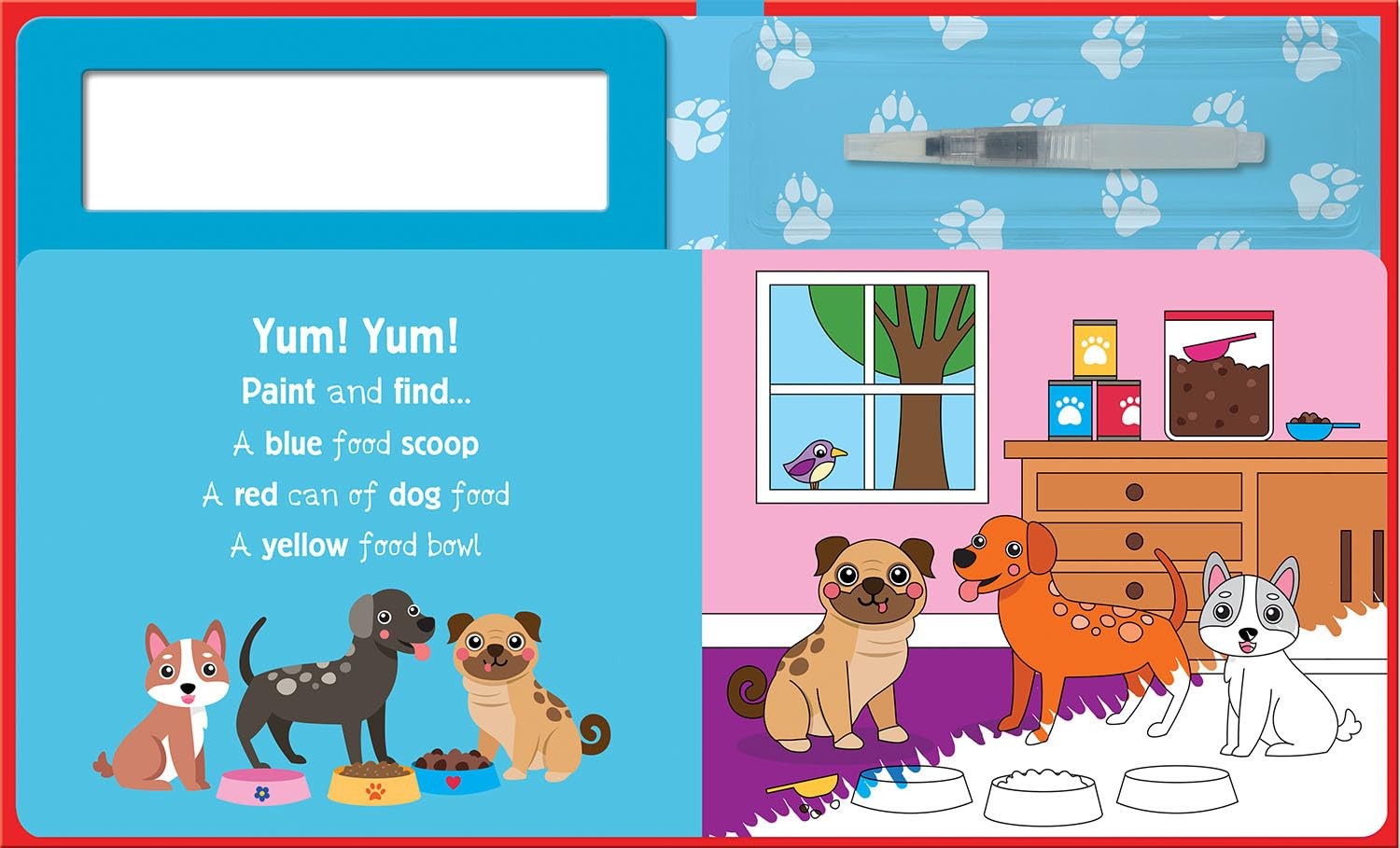 Water Painting Search and Find Dogs