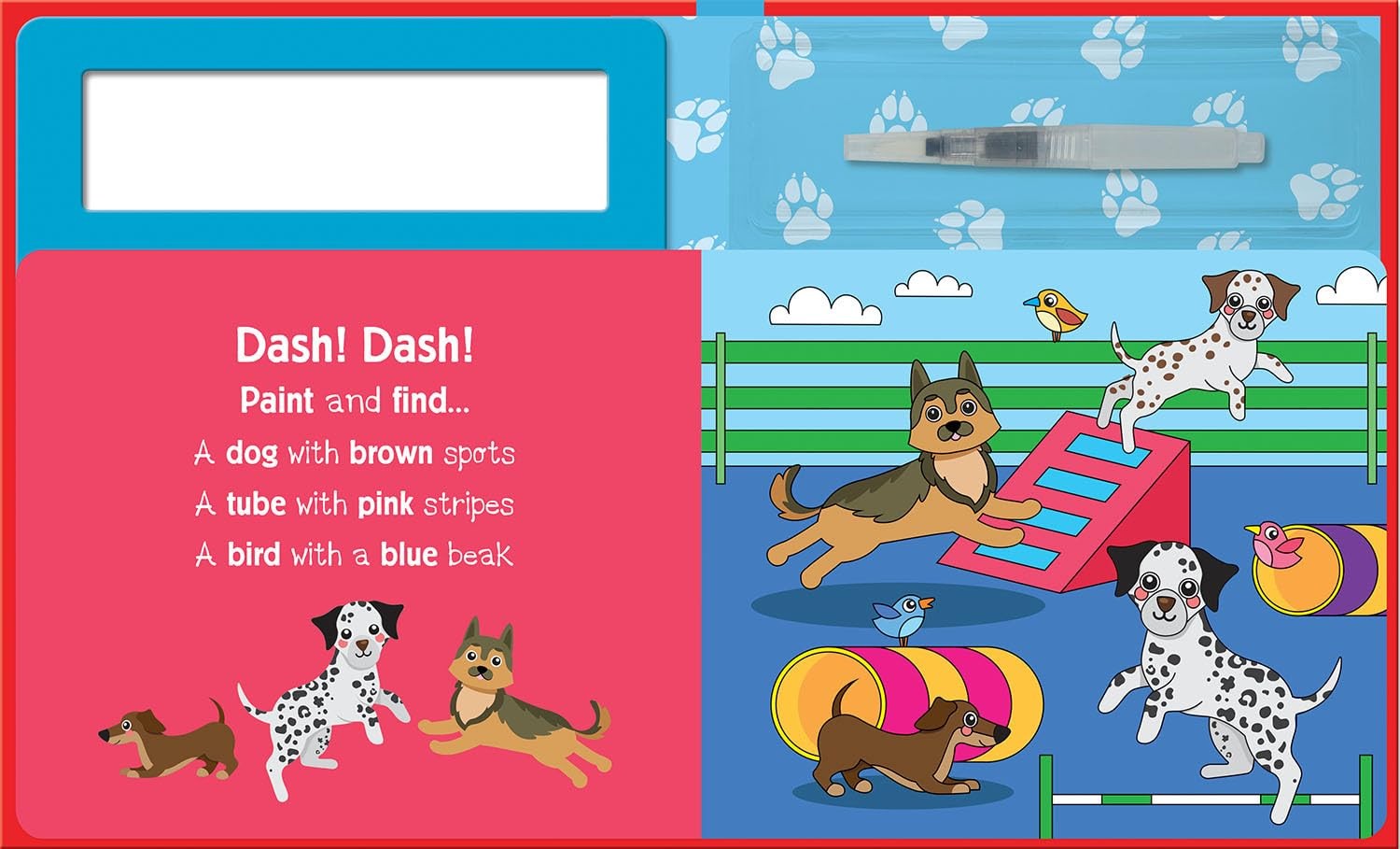 Water Painting Search and Find Dogs