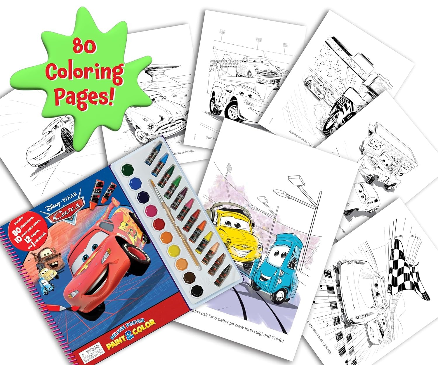 Deluxe Poster Paint & Color: Disney Pixar Cars