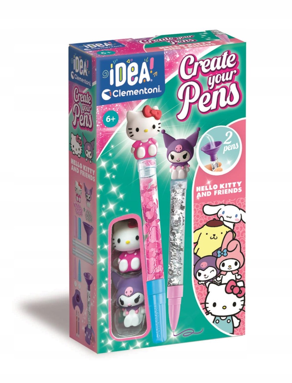 Clementoni Idea: Create Your Pens - MY MELODY & KUROMI & HELLO KITTY