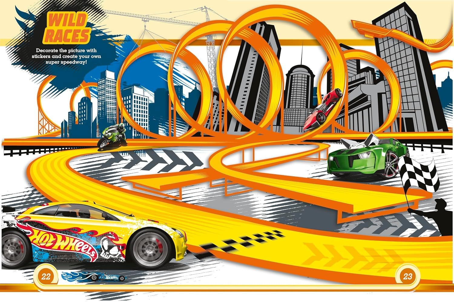 Sticker Burst: Hot Wheels