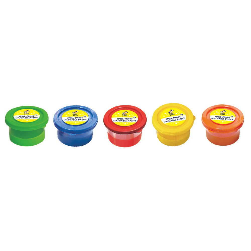 Spill-Proof Paint: 5 Colours