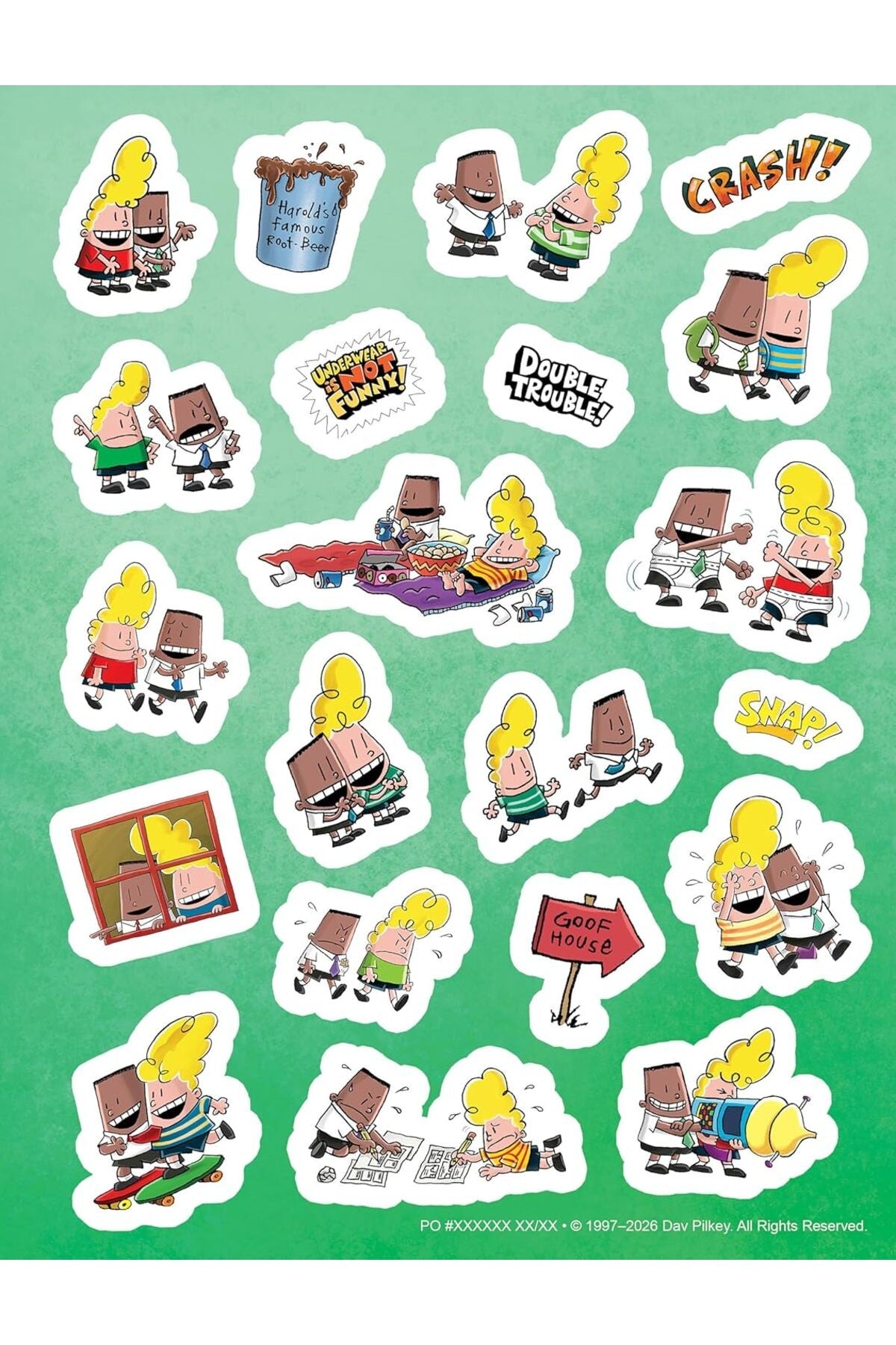 Captain Underpants: Sticker Book