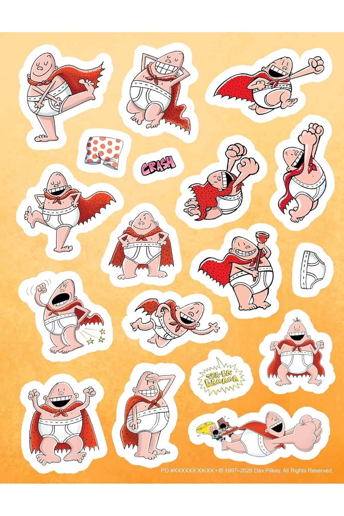 Captain Underpants: Sticker Book