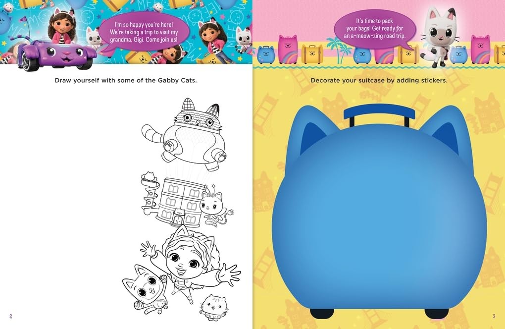 Sticker Book - Gabby's Dollhouse (Pink)