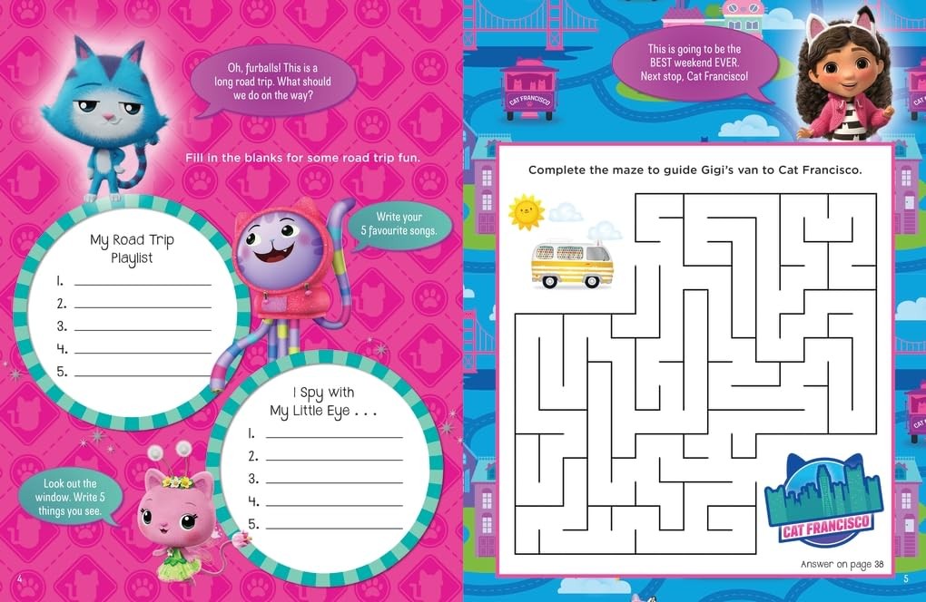 Sticker Book - Gabby's Dollhouse (Pink)