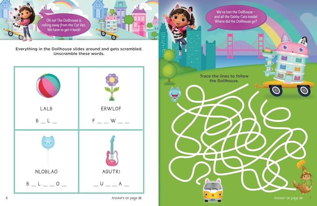 Sticker Book - Gabby's Dollhouse (Pink)