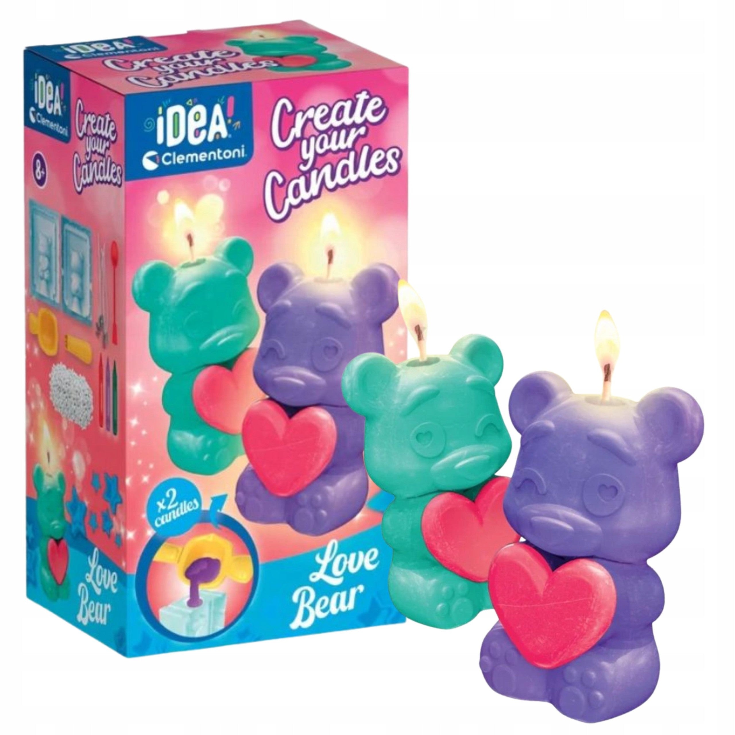 Clementoni Idea: Create Your Candles - Bear