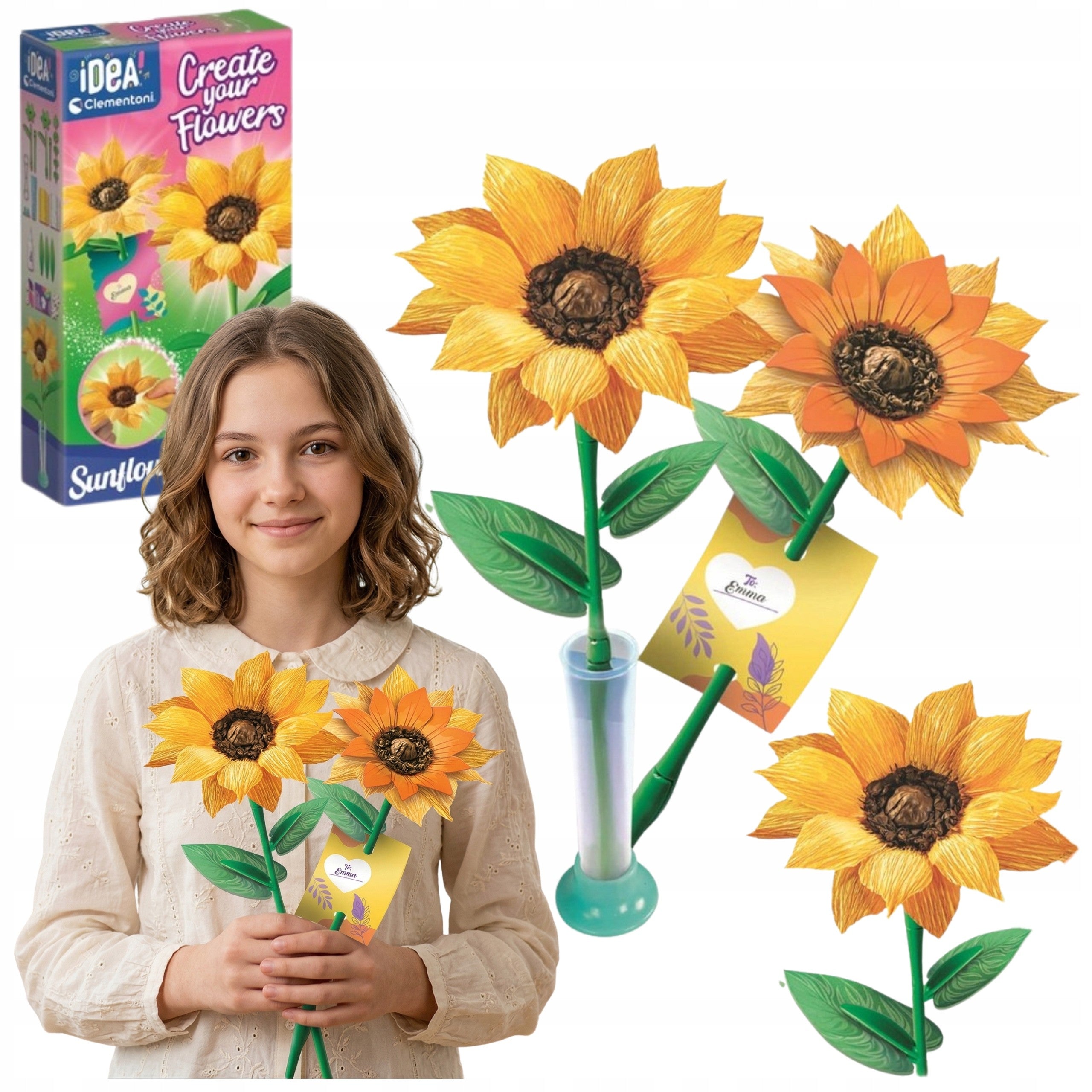 Clementoni Idea: Create Your Flawers - Sunflower