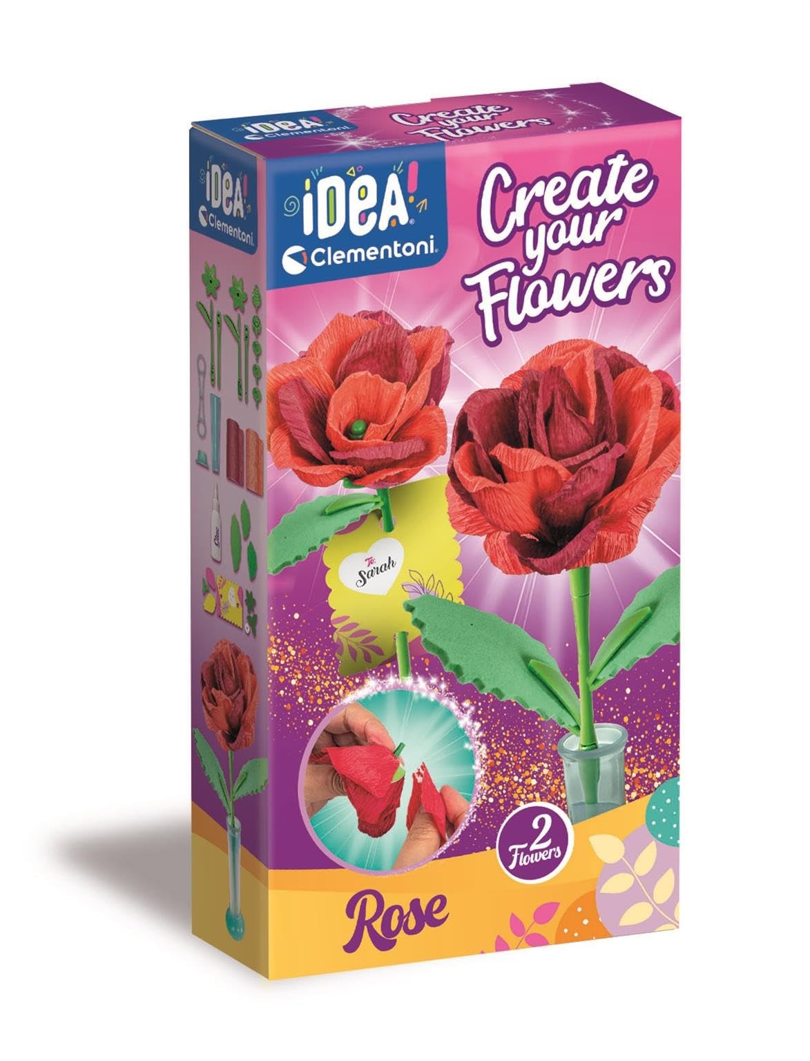 Clementoni Idea: Create Your Flowers - ROSA