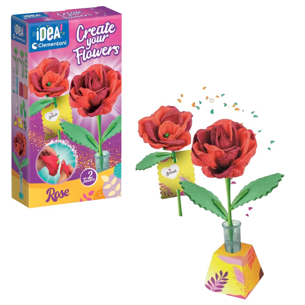 Clementoni Idea: Create Your Flowers - ROSE