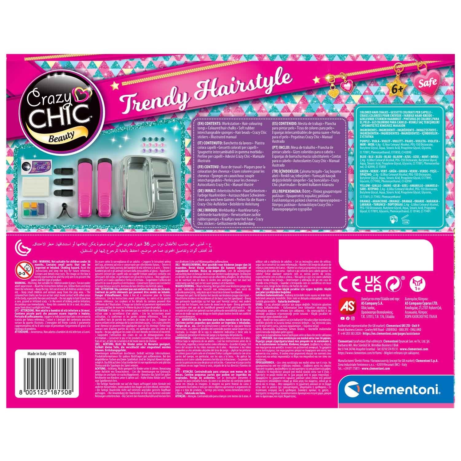Crazy Chic: Trendy Hairstyle Hair Dye Kit