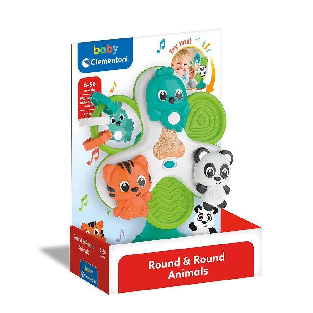 Baby Clementoni: Round & Round Animals Carousel